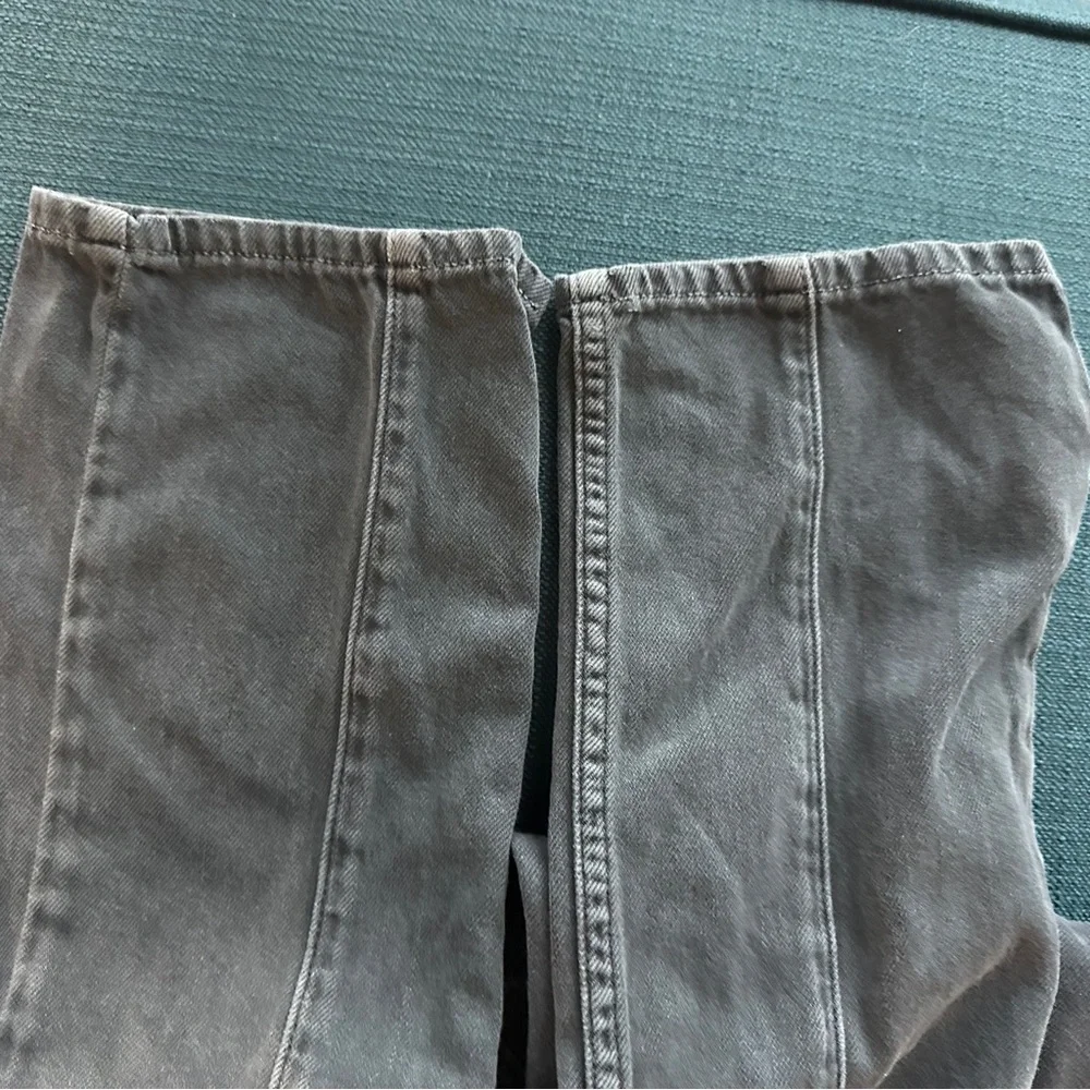 Grey Reformation Kiley Cargo Pants Adriatic High Rise Women Size 26 - Picture 5 of 10